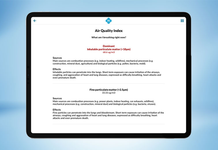 hyper local air quality forecasts