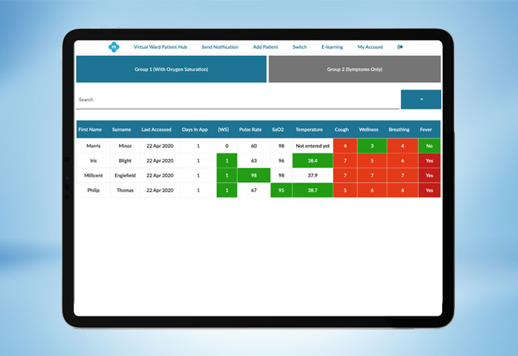 COVID-19 iPad App